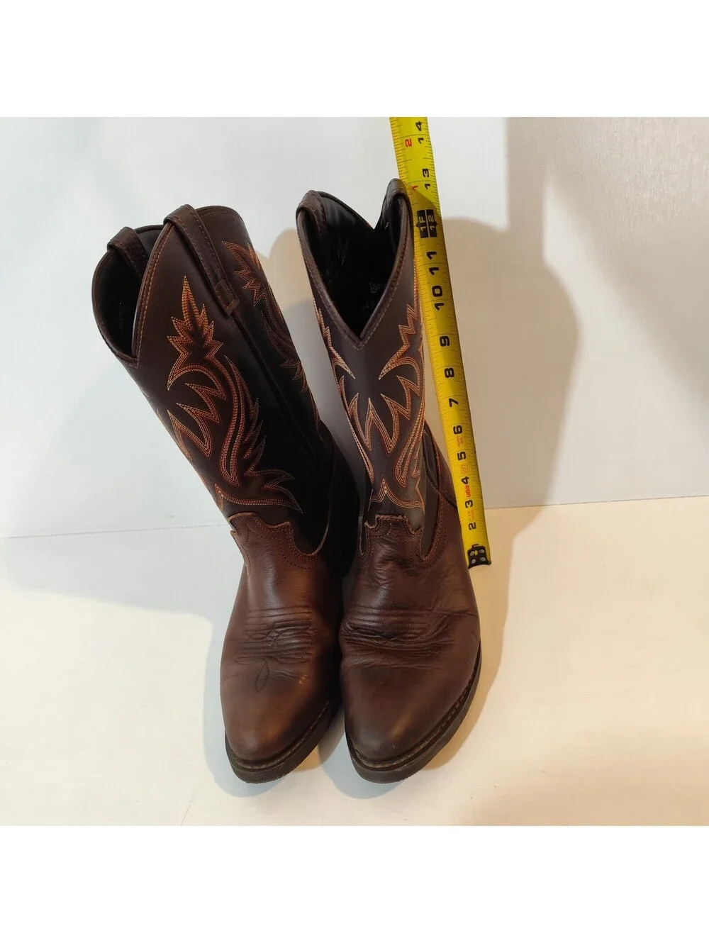 Laredo Brown Western Cowboy 4243 Men's  Boots 9.5 D